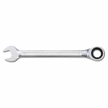 Ratchet ring spanner, straight 12-side 9mm