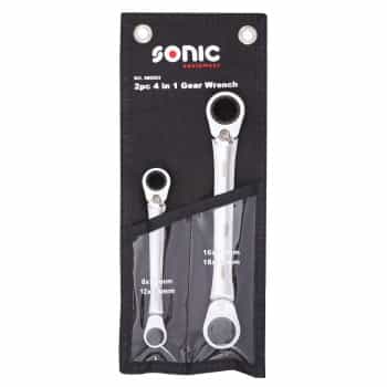 4 in 1 ring / ratchet in case 2 pcs.