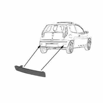 Reflector right in bumper -HGTnot for SPORT