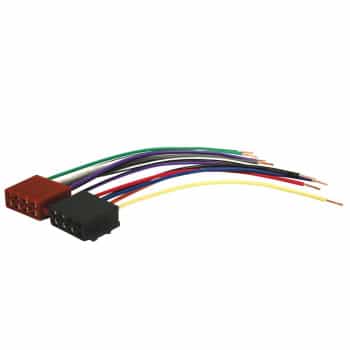 RAL male ISO Power & Speaker radio communication plug