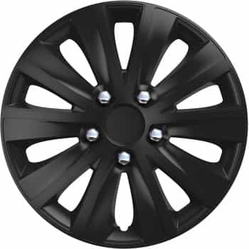 4-Piece Hubcaps rapide NC Black 14 inch