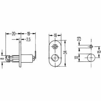 Door switch 12V
