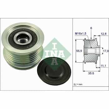 Alternator Freewheel Clutch 535004110 Ina