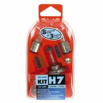 Spare lamp set 11-part H7