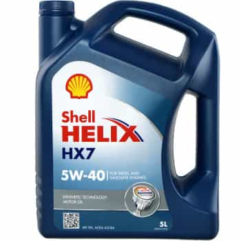Engine oil Shell Helix HX7 5W40 A3/B3/B4 5L