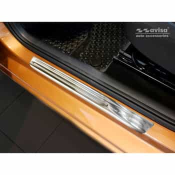Silver stainless steel door sills Volkswagen Up! 2011- - 'Special Edition' - 4 parts
