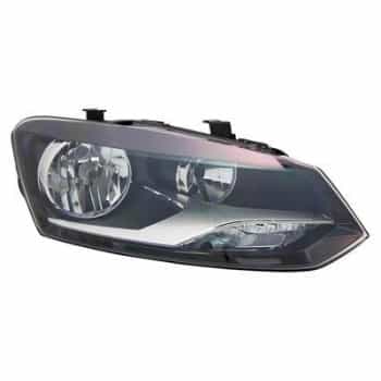 Headlight right H7+H7 including actuator 5829962 Van Wezel