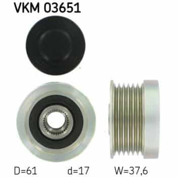 Alternator Freewheel Clutch VKM 03651 SKF