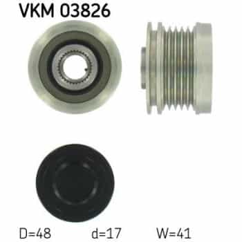 Alternator Freewheel Clutch VKM 03826 SKF