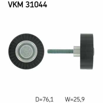 Deflection/Guide Pulley, v-ribbed belt VKM 31044 SKF