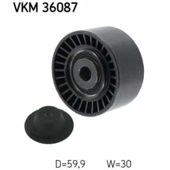 Deflection/Guide Pulley, v-ribbed belt VKM 36087 SKF