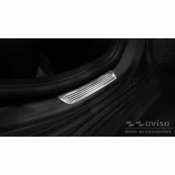 Stainless steel door sills suitable for Mercedes A-Class W177 HB/Sedan 2018- 2-piece (rear doors)