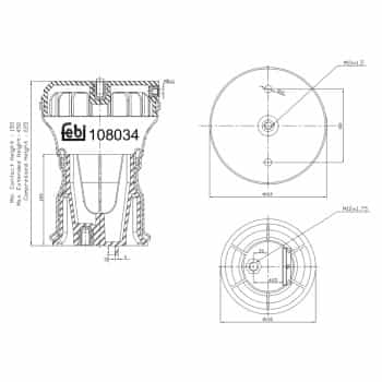 Bellow, air suspension