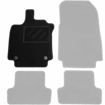 Car mat Front Left Renault Clio IV 2012- 1-piece