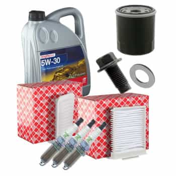 Discount set service including engine oil