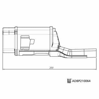 Hydraulic Filter, automatic transmission ADBP210064 Blue Print