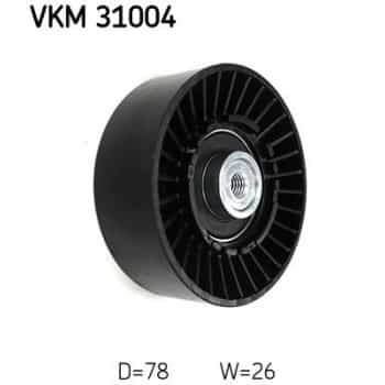 Tensioner Pulley, v-ribbed belt VKM 31004 SKF