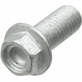 Screw set, brake disc