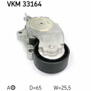 Tensioner Pulley, v-ribbed belt VKM 33164 SKF