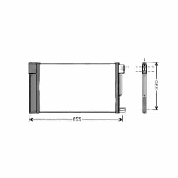 Condenser, air conditioning FTA5314D Ava Quality Cooling