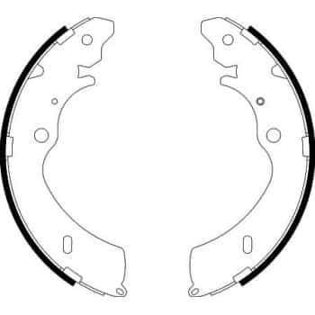 BRAKE SHOE SET 8DB