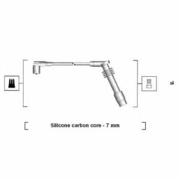 Spark plug wire set