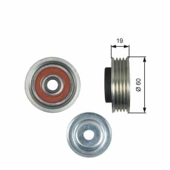 Tensioner Pulley, v-ribbed belt DriveAlign® T39181 Gates