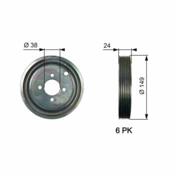 Belt Pulley, crankshaft DriveAlign®