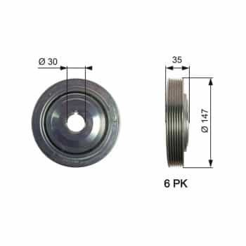 Belt Pulley, crankshaft DriveAlign®