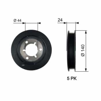 Belt Pulley, crankshaft DriveAlign®