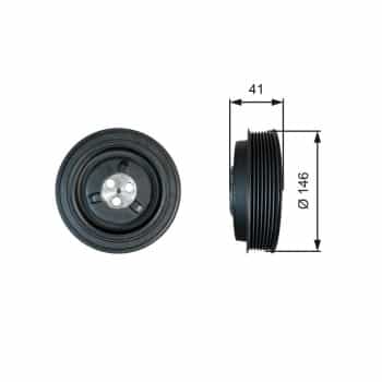 Belt Pulley, crankshaft DriveAlign®