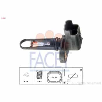 Sensor, intake air temperature Made in Italy - OE Equivalent 10.4021 Facet