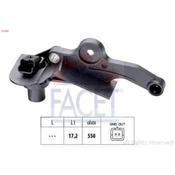 Sensor, crankshaft pulse Made in Italy - OE Equivalent 9.0298 Facet