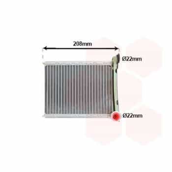Heater radiator, interior heating