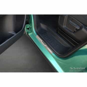 Stainless steel door sills suitable for Volkswagen ID.Buzz 2022 - 'E-Power' - 2-piece