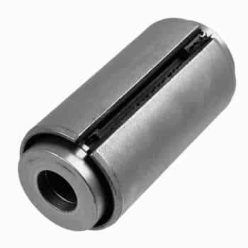 Spacer sleeve, leaf spring