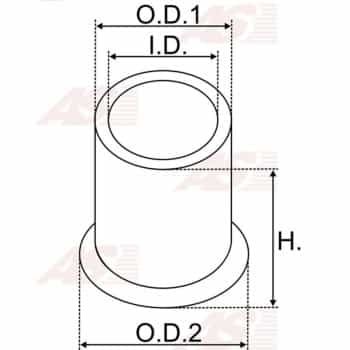 Bush, starter motor shaft