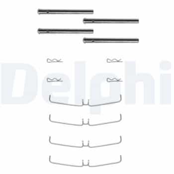 Accessory set, disc brake pad
