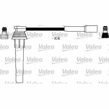Spark plug cable set