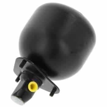 Pressure accumulator, suspension/damping