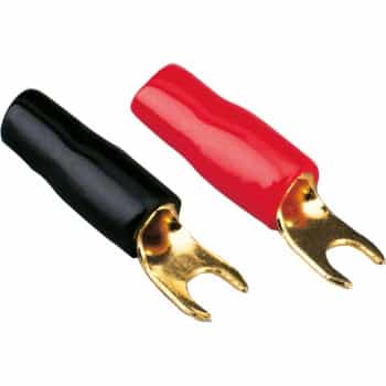 Fork cable lug 4 mm² 4 x red 4 x black