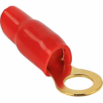 Ring cable lug 35 mm² > 6.4 mm 50 Pieces red