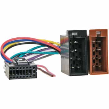 Radio Connection Cable -> ISO JVC 16 PINS