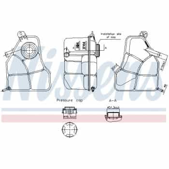 Expansion tank, coolant ** FIRST FIT **