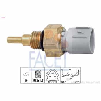 Sensor, coolant temperature Made in Italy - OE Equivalent 7.3368 Facet