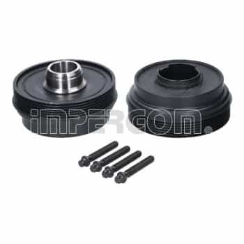 Belt pulley set, crankshaft