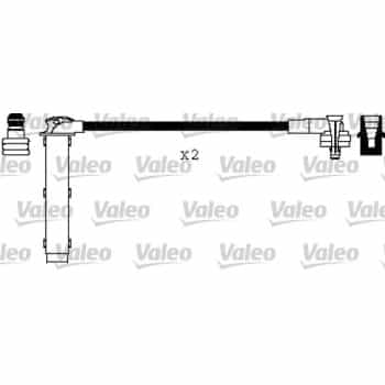 Spark plug cable set