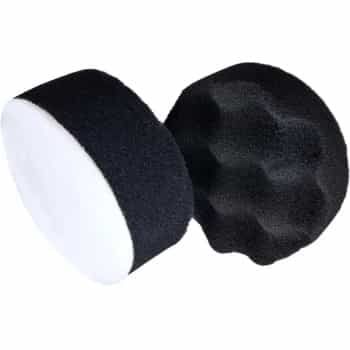 Rooks Polishing pad with Velcro, soft profiled sponge, 75 mm