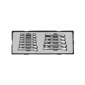 Mini combination wrench set 12 pieces