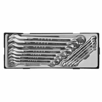 Combination spanner set SAE 13 pieces